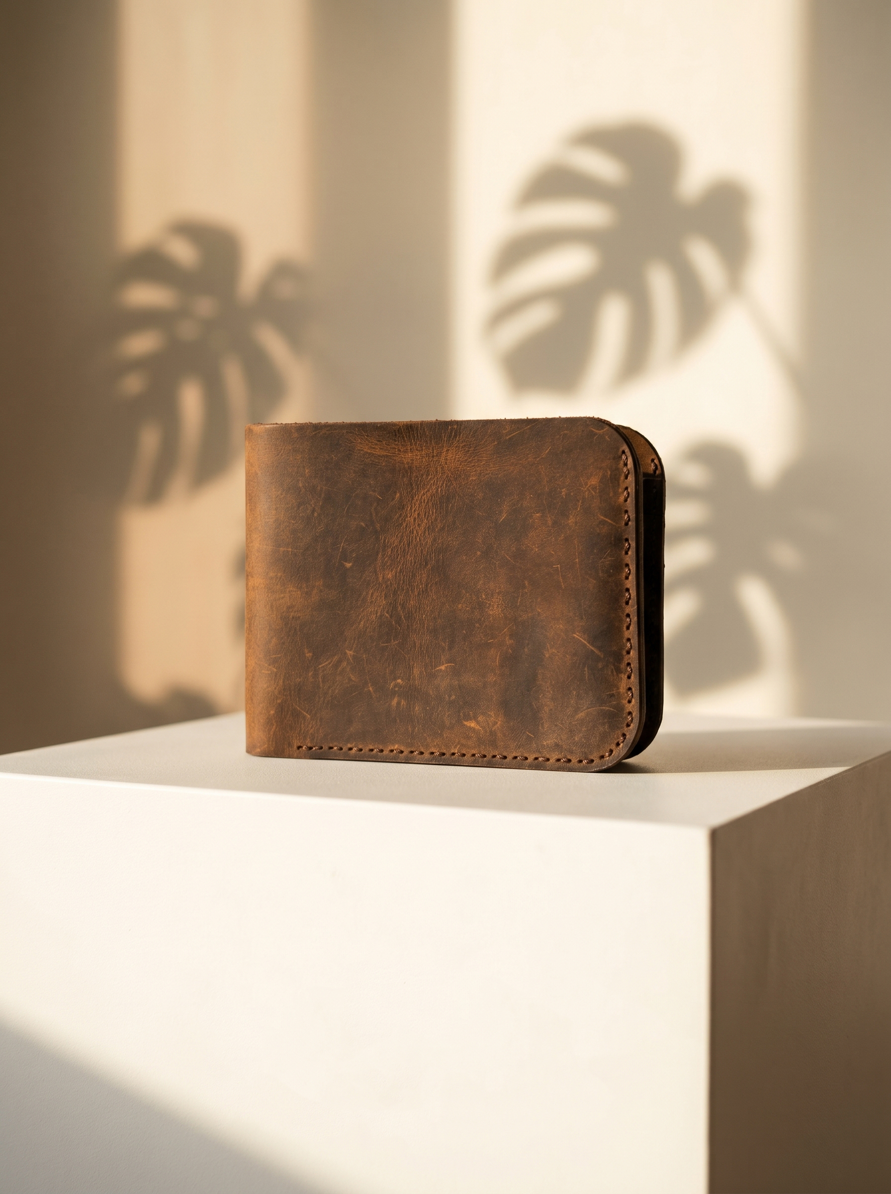 Cognac Slim Portemonnaie Ansicht 2